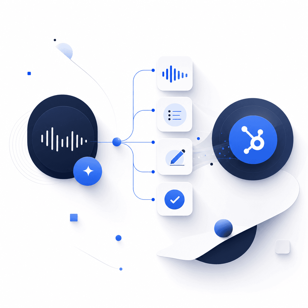 Automatic Call Logging to HubSpot — Transcript, Disposition, Notes, and Tasks